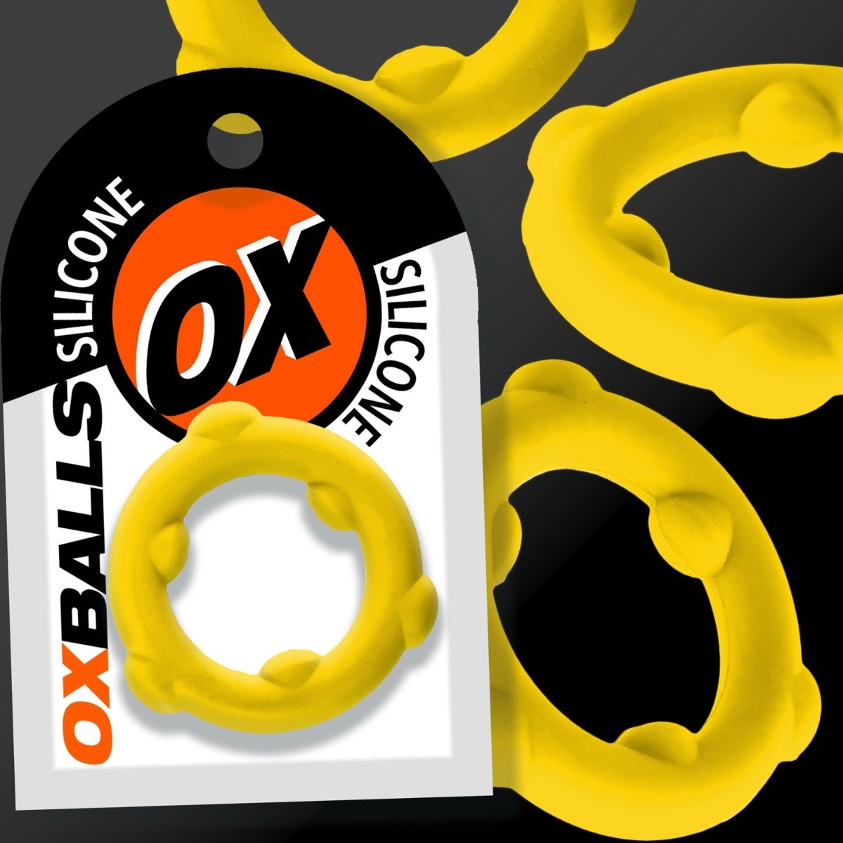 SPINNER single silicone ring YELLOW SILICONE - Image 2