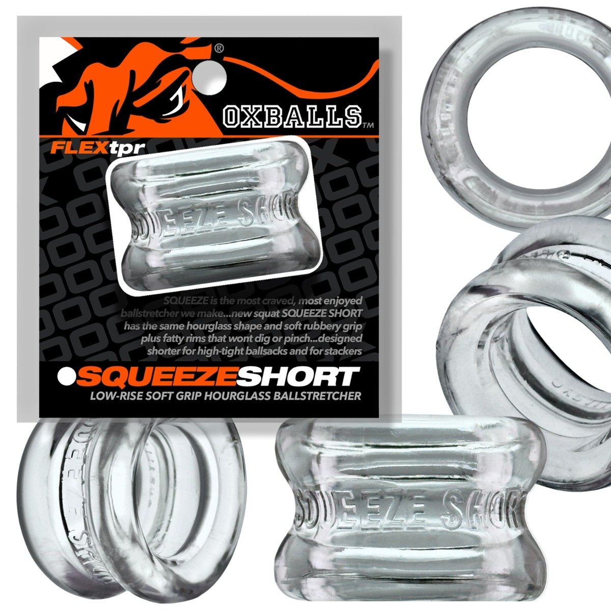 SQUEEZE SHORT ballstretcher CLEAR - Image 2