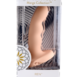 Sportsheets Merge Collection - Ren - 6" Solid Silicone G-Spot Dildo