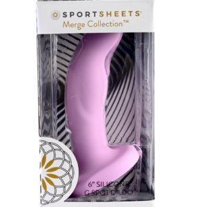 Sportsheets Merge Collection - Lazre - 6" Solid Silicone G-Spot Dildo