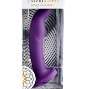 Sportsheets Merge Collection - Astil - 8" Solid Silicone G-Spot Dildo